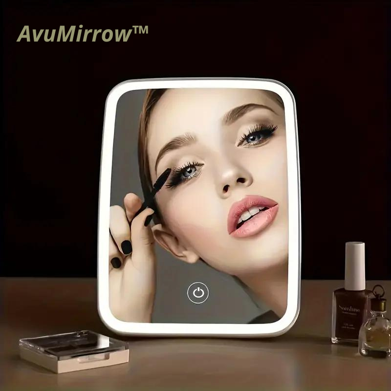 AvuMirror™ | Espejo táctil con luz led recargable ⭐