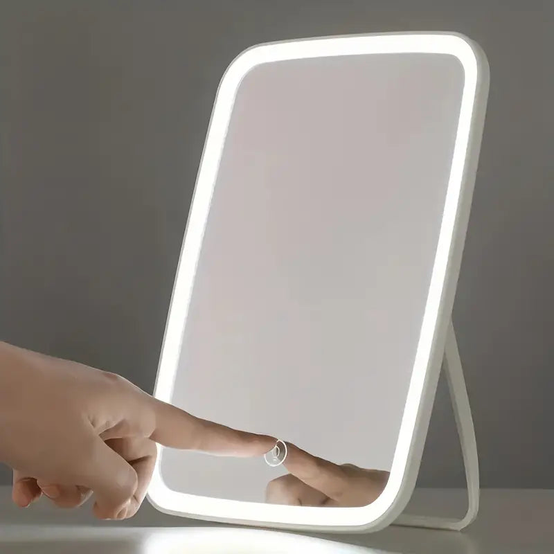 AvuMirror™ | Espejo táctil con luz led recargable ⭐