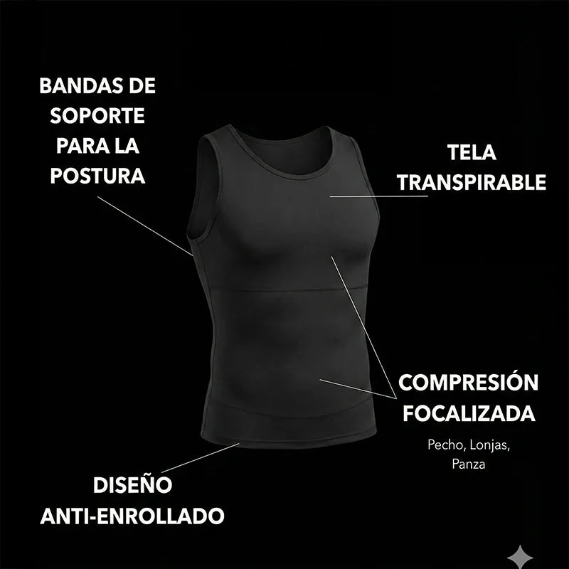 InstaShaper™ | Camisilla Faja de compresión Ultrainvisible con ENVIO GRATIS