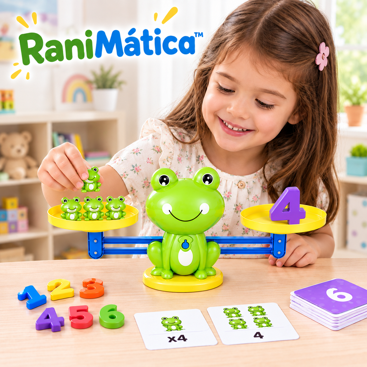 RaniMática™ 🐸 Juego numérico de aprendizaje