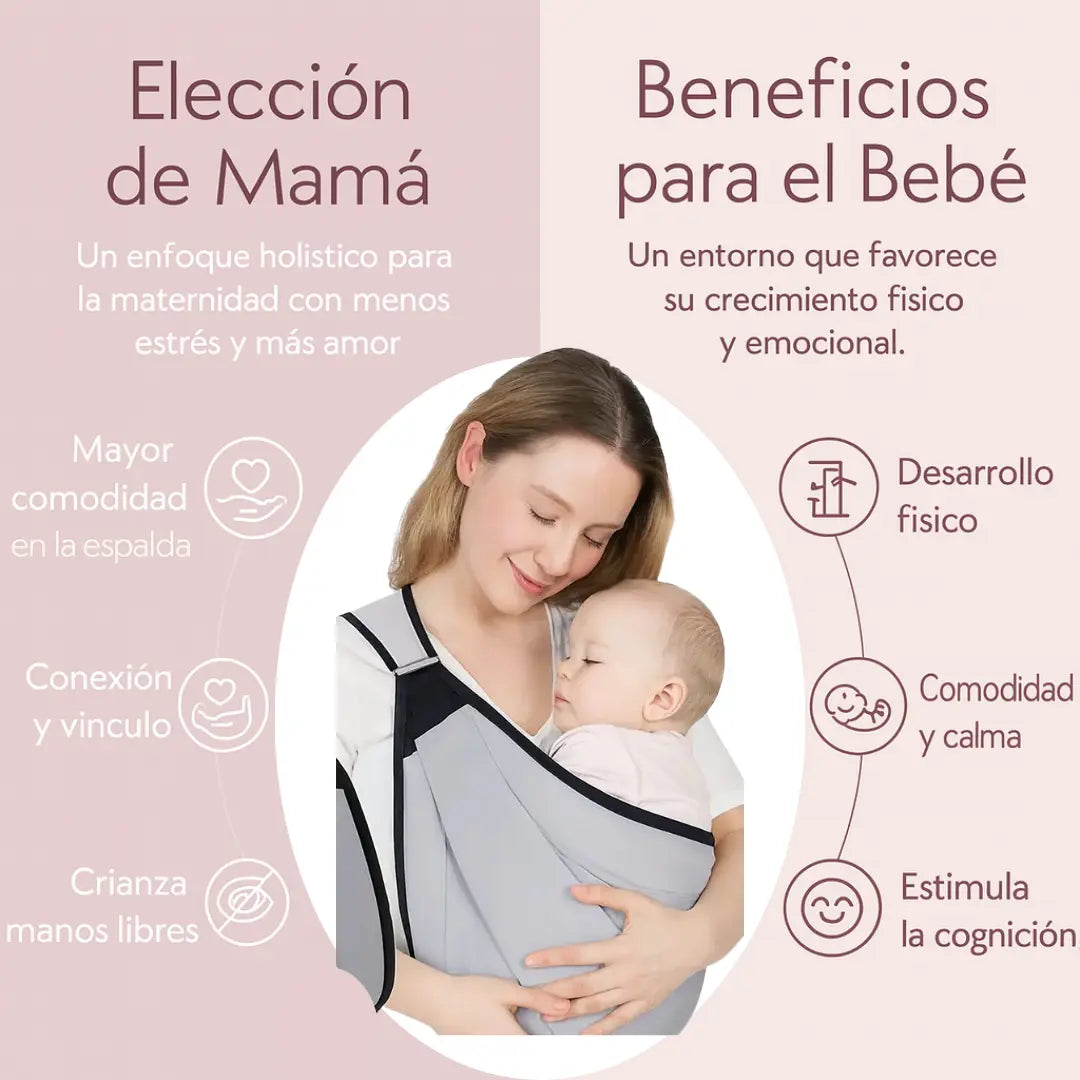 Kangu™ - Portabebé ergonómico y ajustable 👶🏼