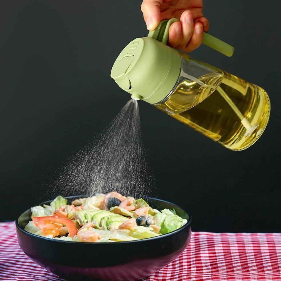 OilTwin™ - Aceitera 2 en 1 - Vertedor y spray