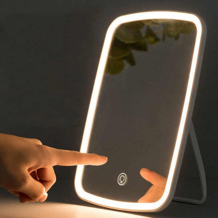 AvuMirror™ | Espejo táctil con luz led recargable ⭐