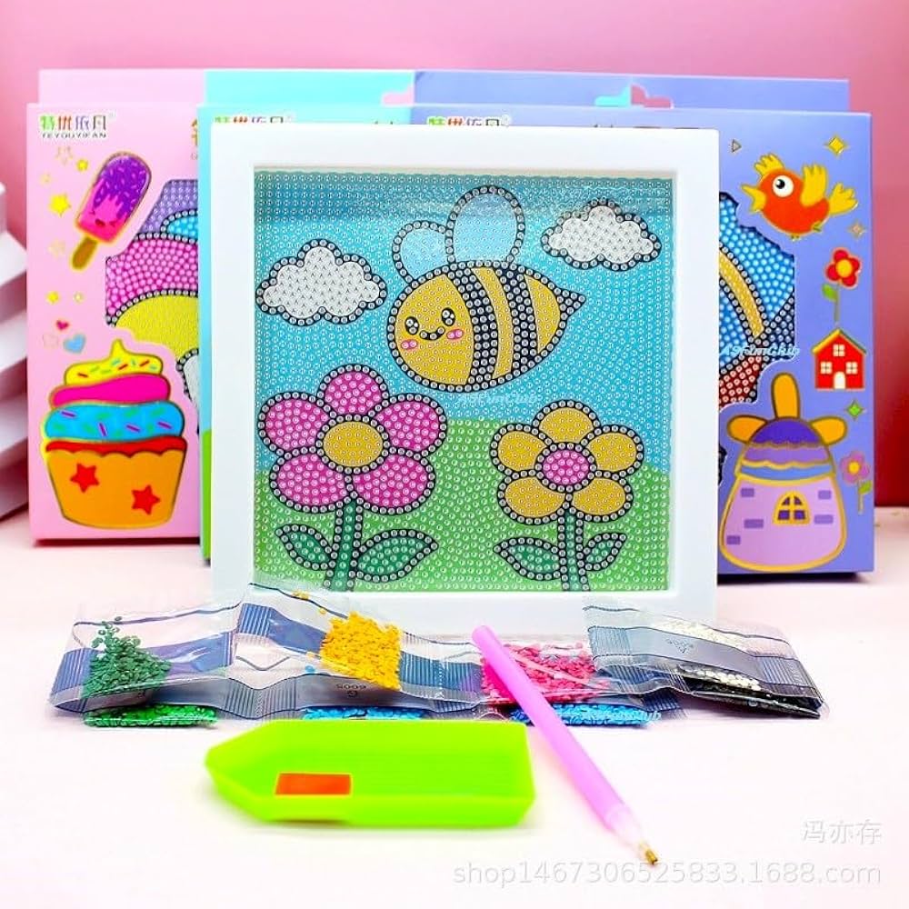 BrillArte™ ✨ 2 x 1!! Kit de pintura diamantes con marco 💎