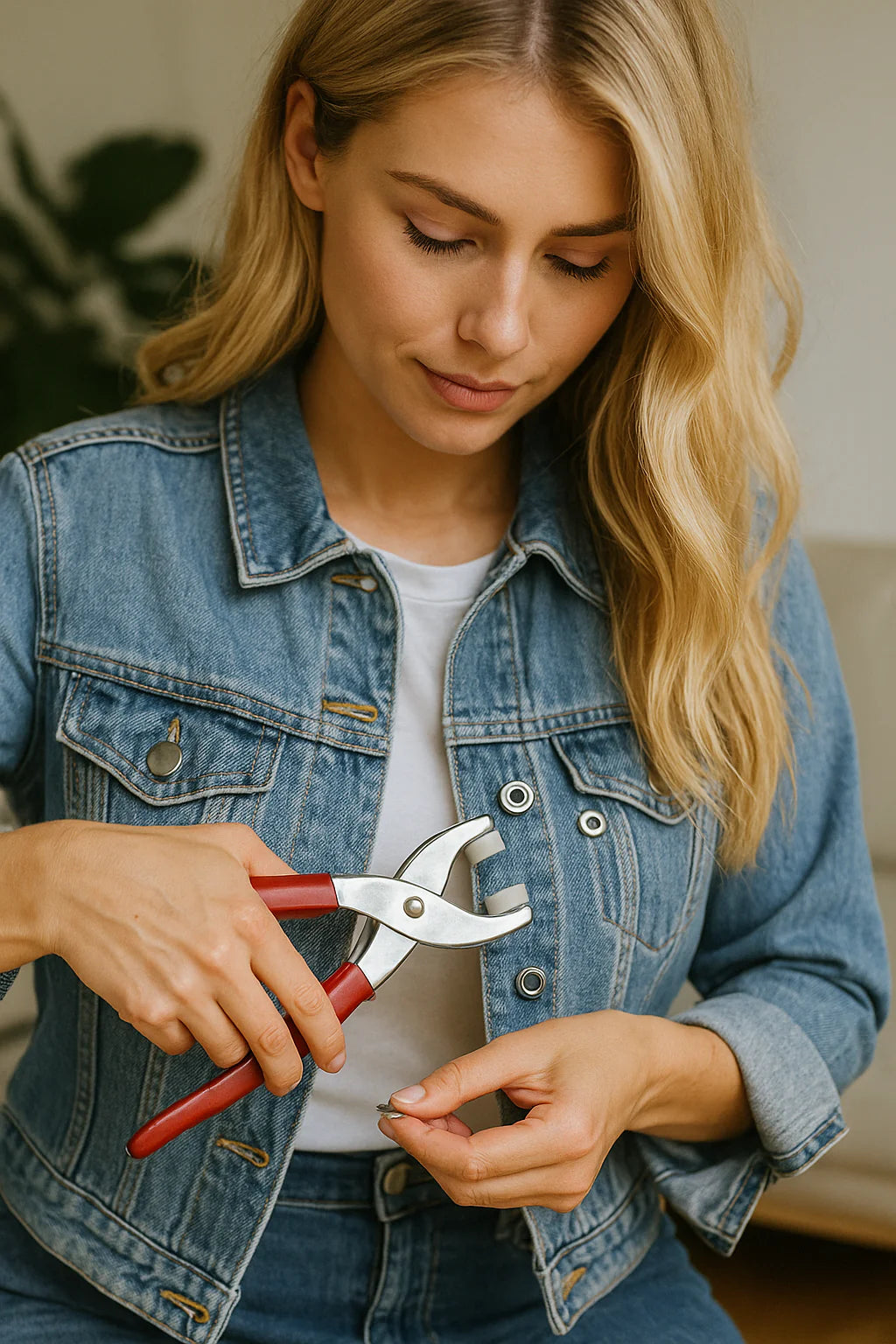 ButtonTool™ -Kit de remaches - Aplicadora de botones a presión 🔘 ✓ ⚒️