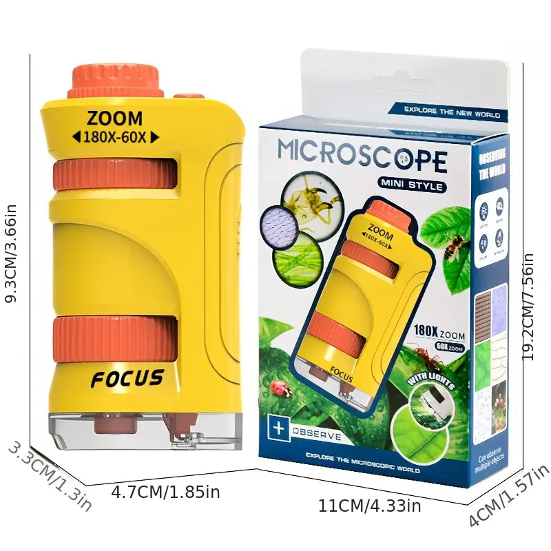 MicroMundo™| Microscopio portable para niños🔬