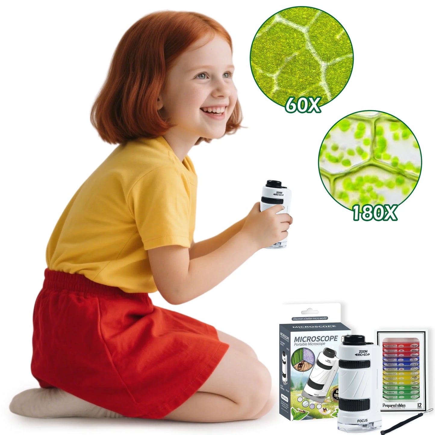 MicroMundo™| Microscopio portable para niños🔬