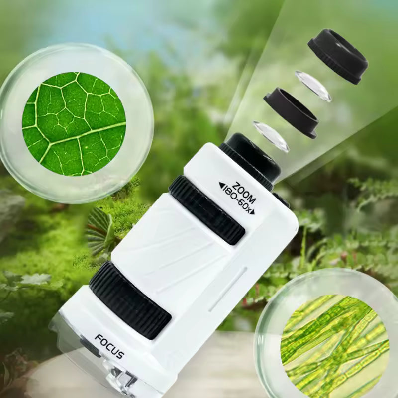 MicroMundo™| Microscopio portable para niños🔬