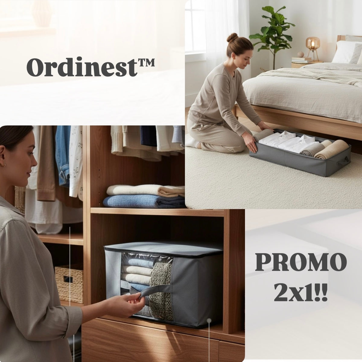 Ordinest™ - Organizadores de mantas, ropa y mucho más! PROMO 2X1!! 💥