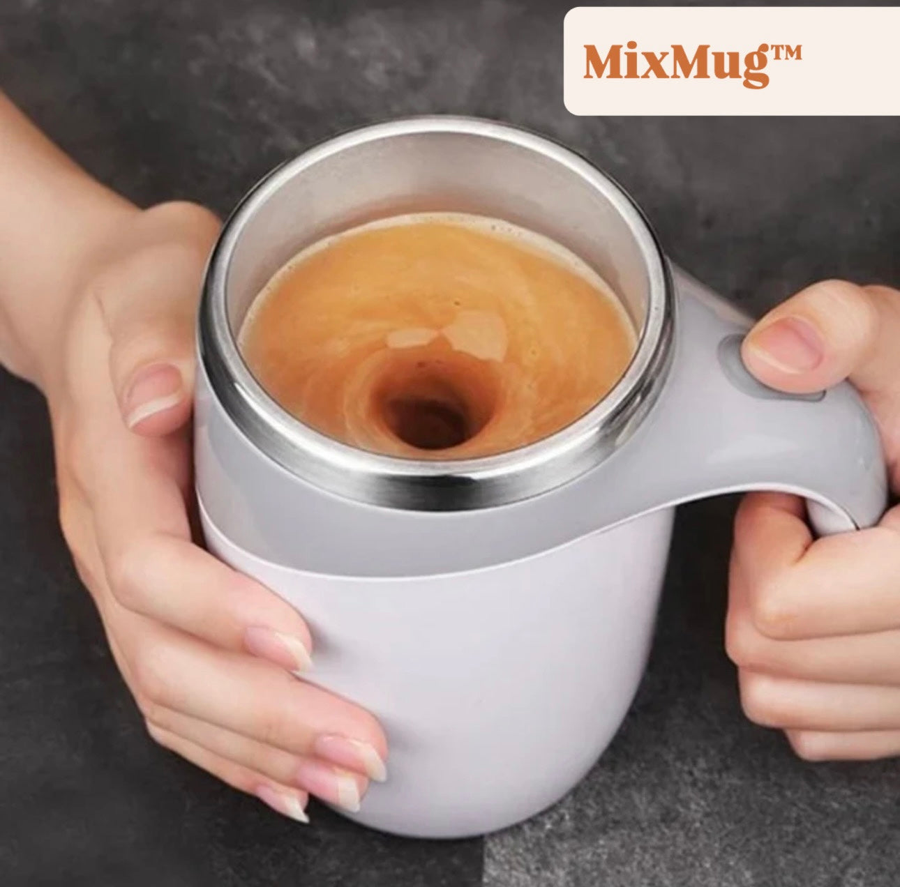 MixMug™ - Taza mezcladora automática y recargable