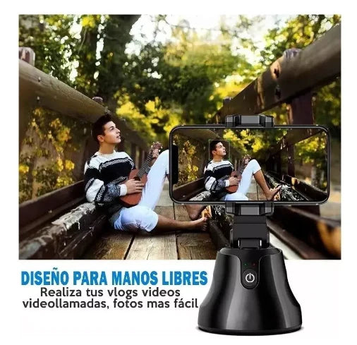 Auto Tripod 360™ | Soporte inteligente con Bluetooth para smartphone 📱