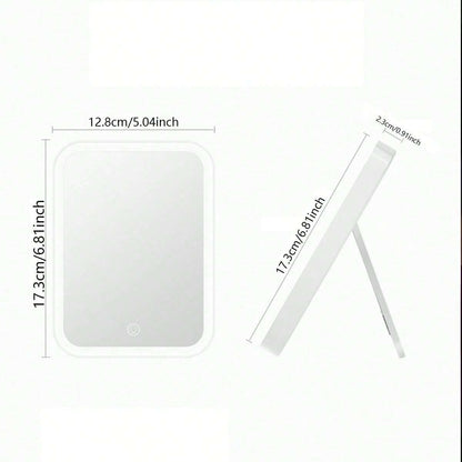 AvuMirror™  | Espejo táctil con luz led recargable ⭐