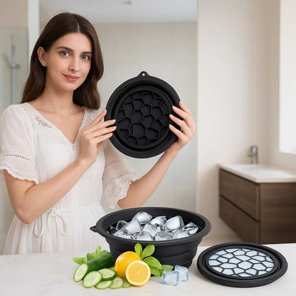 AvuBowl™ - Bowl plegable para terapia en frío facial con hielera incorporada