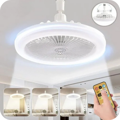 AeroLuz Flex™ - Ventilador de techo con luz y control remoto ༄
