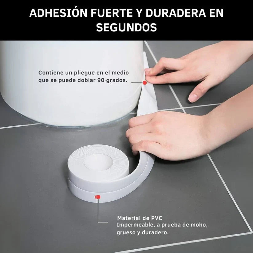SealPro™ | Cinta de sellado | Dile adiós a las filtraciones y al moho en tu cocina y baño