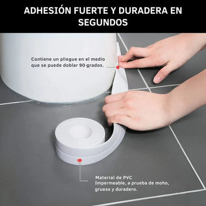 SealPro™ | Cinta de sellado | Dile adiós a las filtraciones y al moho en tu cocina y baño