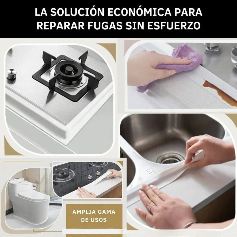 SealPro™ | Cinta de sellado | Dile adiós a las filtraciones y al moho en tu cocina y baño