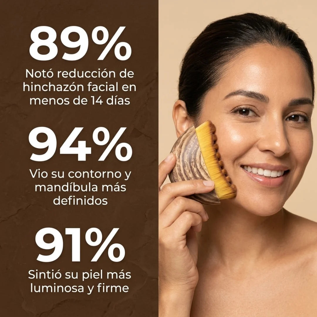 LinfaZen™ - Cepillo Facial para Drenaje Linfático