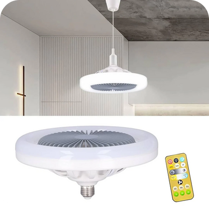 AeroLuz Flex™ - Ventilador de techo con luz y control remoto ༄
