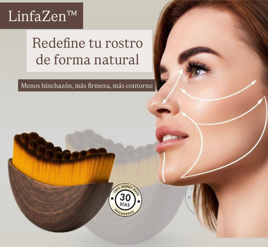 LinfaZen™ - Cepillo Facial para Drenaje Linfático