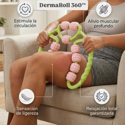 DermaRoll 360™ - Rodillo masajeador anti celulitis