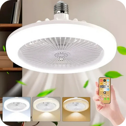 AeroLuz Flex™ - Ventilador de techo con luz y control remoto ༄
