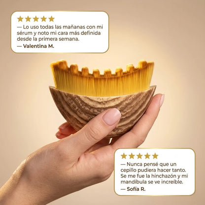 LinfaZen™ - Cepillo Facial para Drenaje Linfático
