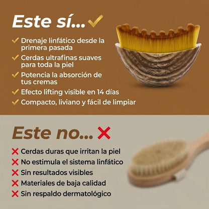 LinfaZen™ - Cepillo Facial para Drenaje Linfático