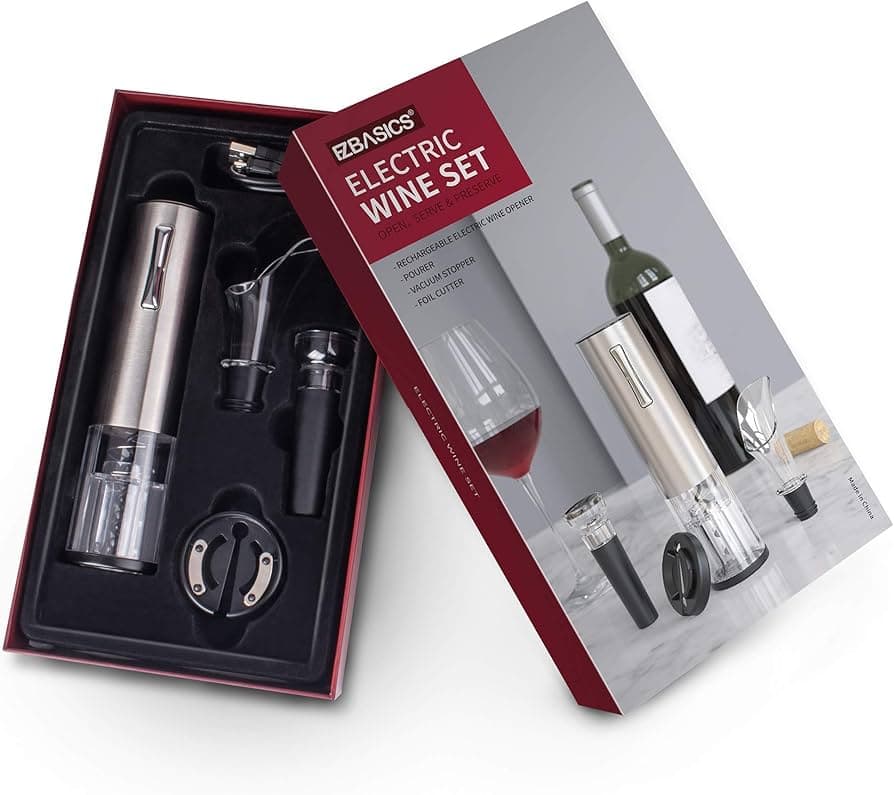 CorkBot™  | Abridor de Vino Eléctrico Automático 🍷 | El regalo Perfecto para Papá 🎁