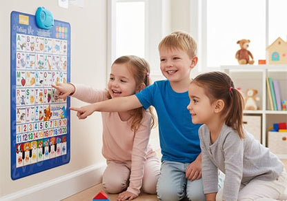 Bilingo™ - Mural educativo, didáctico y bilingüe con audio y música! 🧒 📖 👦