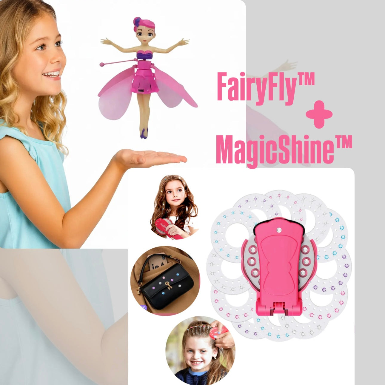 FairyFly™ - Hada voladora con sensor y luces 🧚