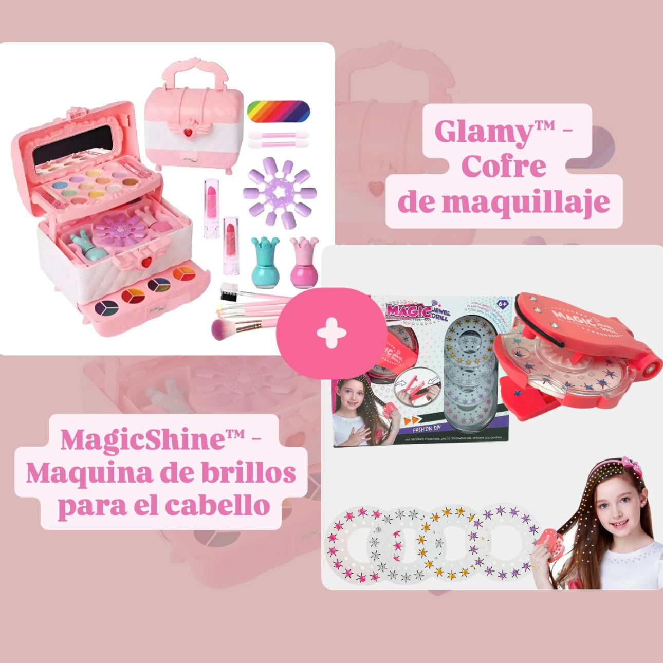 Glamy™ - Cofre de maquillaje para niñas💄💅🏻