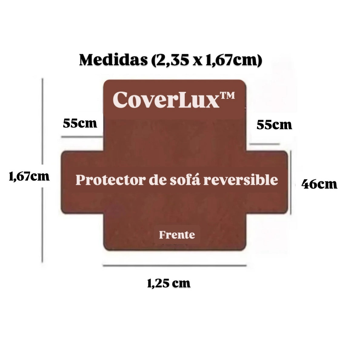 CoverLux™ 🛋️ Protector para sofá reversible 🌟