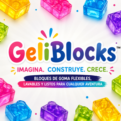 GeliBlocks™- Bloques sensoriales de construcción de goma