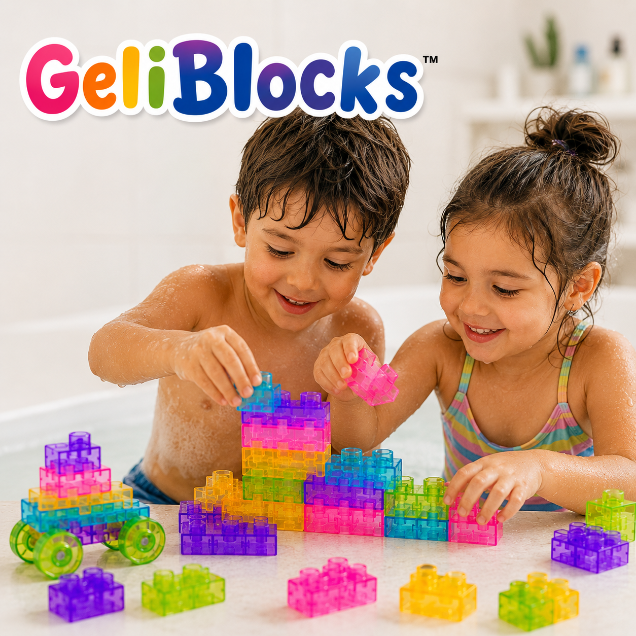 GeliBlocks™- Bloques sensoriales de construcción de goma