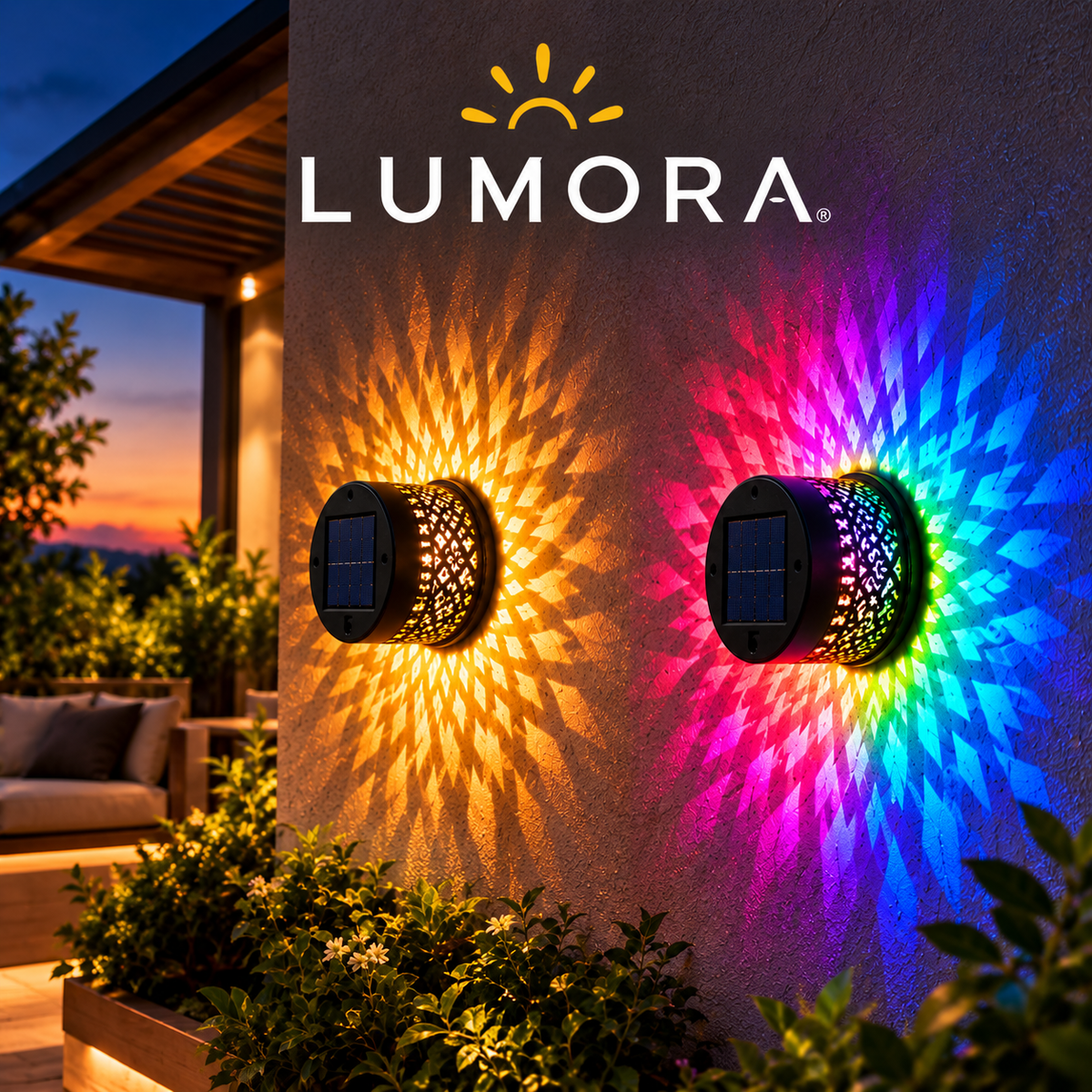 Lumora™ - Lampara solar decorativa ✨