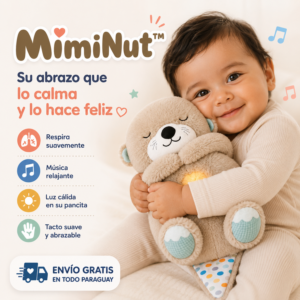 MimiNut™ 🦦 Nutria de apego relajante que respira