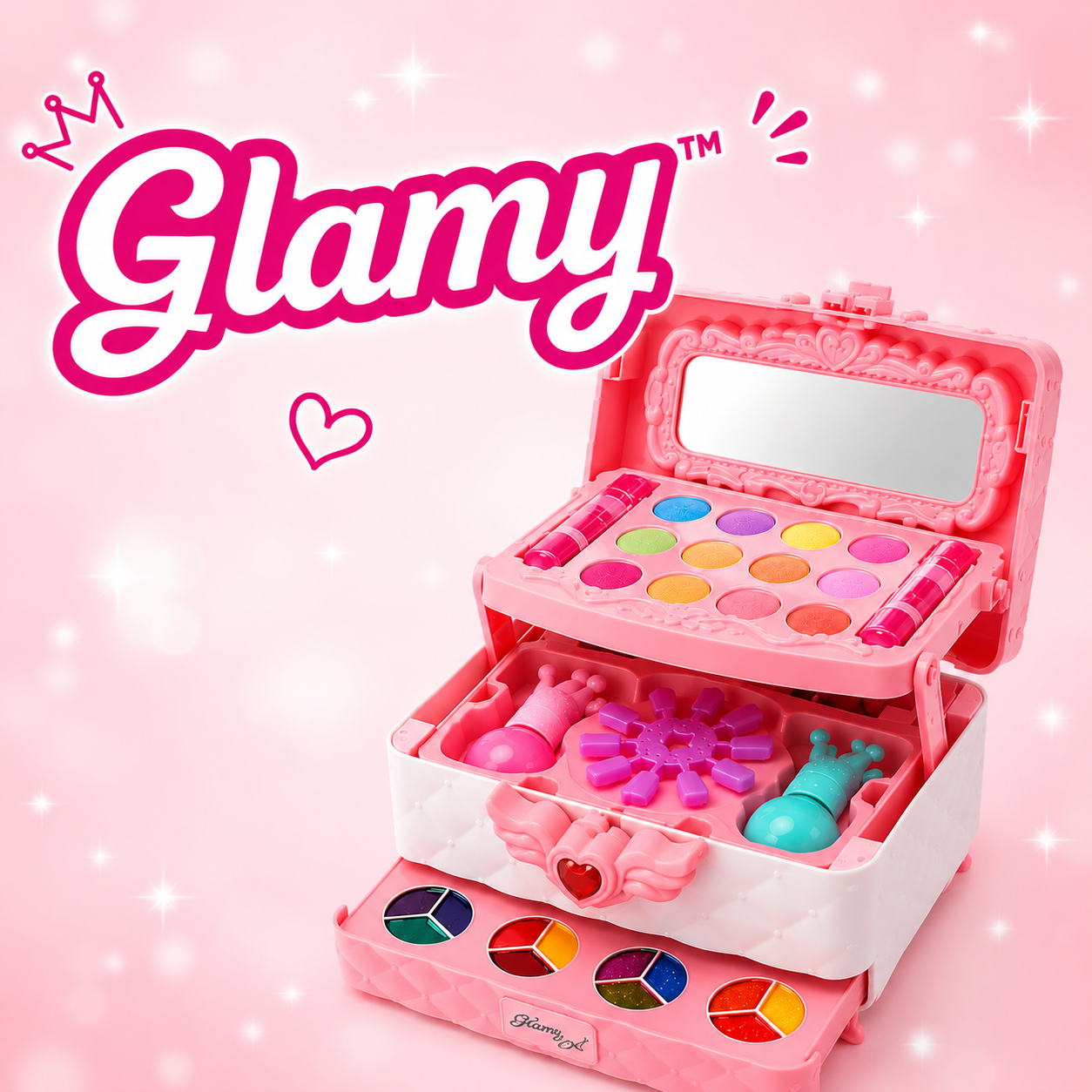 Glamy™ - Cofre de maquillaje para niñas💄💅🏻