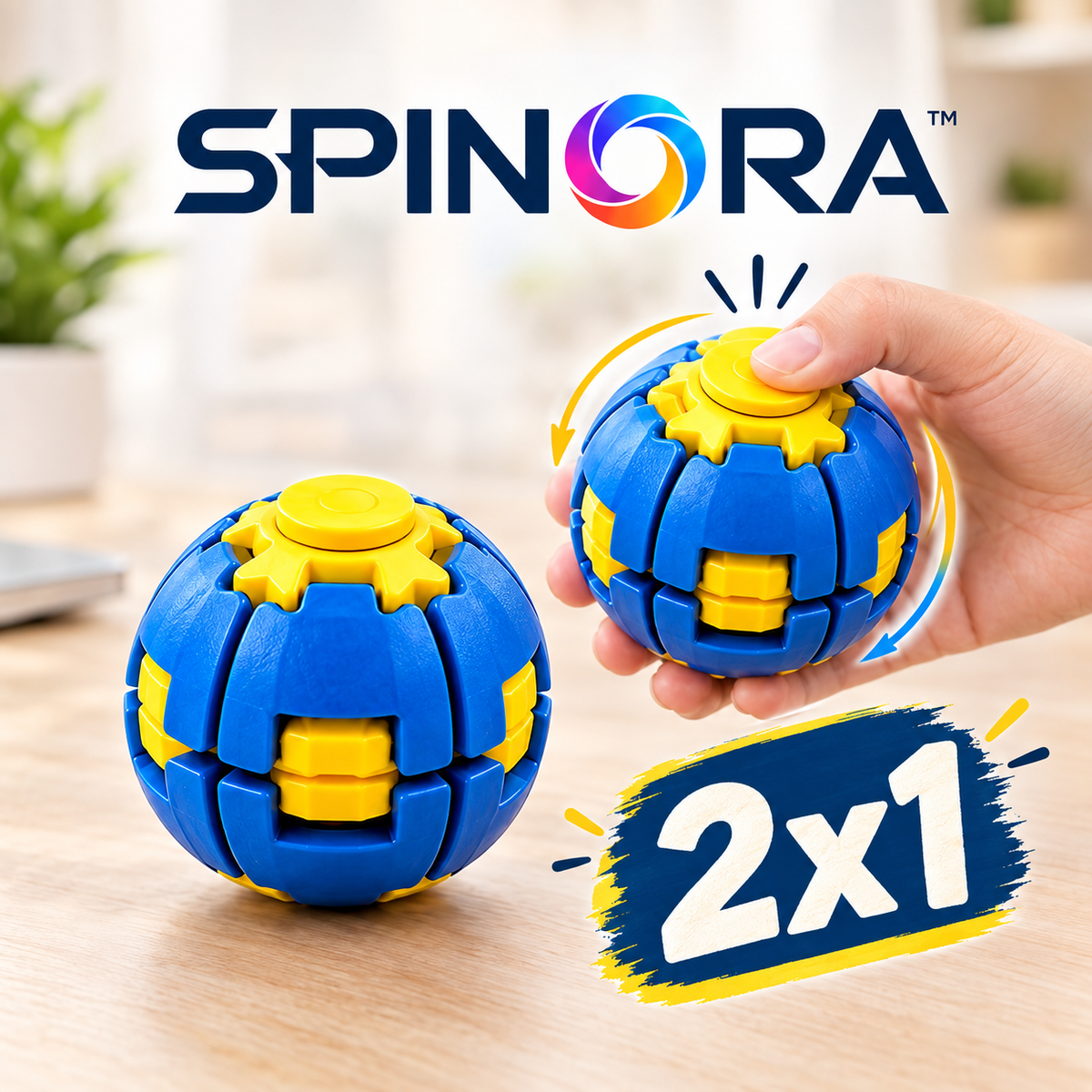 Spinora™ - Spinner viral Anti estress - PROMO 2X1 con ENVIO GRATIS! 🌀