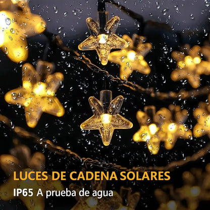 StarMagic™ | 5mts Luces Solares LED para Jardín, Patio o Interiores ✨🎄