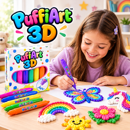 PuffiArt™ 3D 🌈 ¡Dale volumen a tu imaginación!