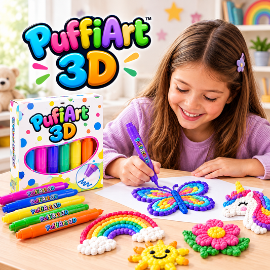 PuffiArt™ 3D 🌈 ¡Dale volumen a tu imaginación!