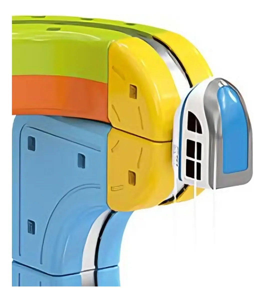 MagnoRail™ -Vía de tren modular 3D magnética 🚆 Con carga USB