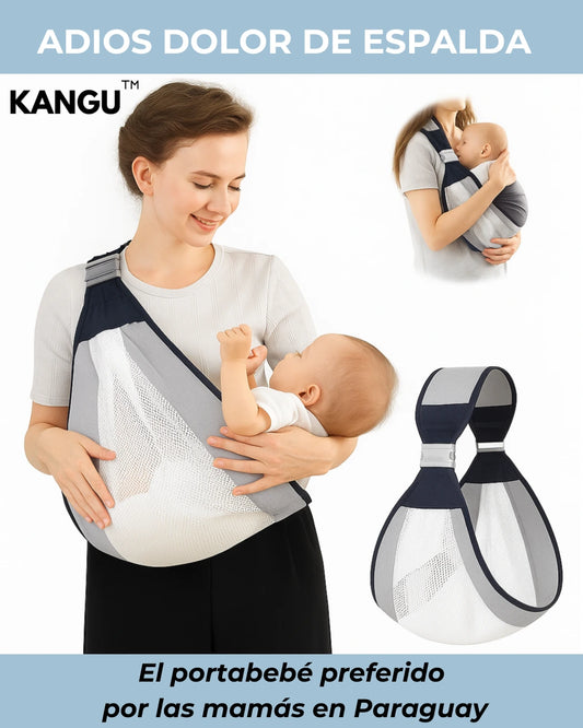 Kangu™ - Portabebé ergonómico y  ajustable 👶🏼