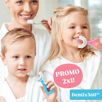 Dentix360™ - Cepillo de dientes 360º para niños 2x1!!