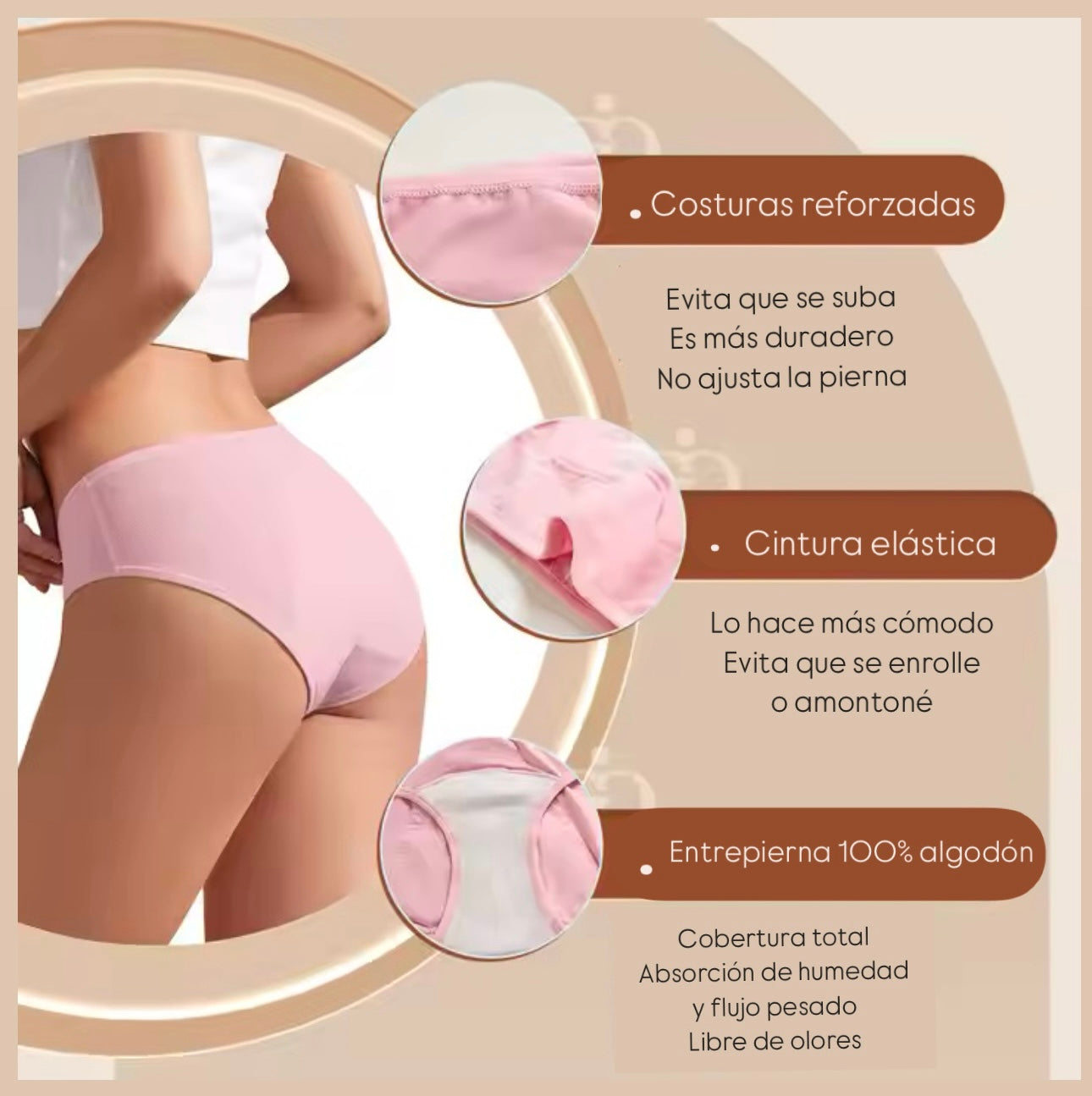 PeriodPanty™ | La bombacha menstrual 0 Fugas | Dile Adios a las toallitas y tampones! 2x1❤️
