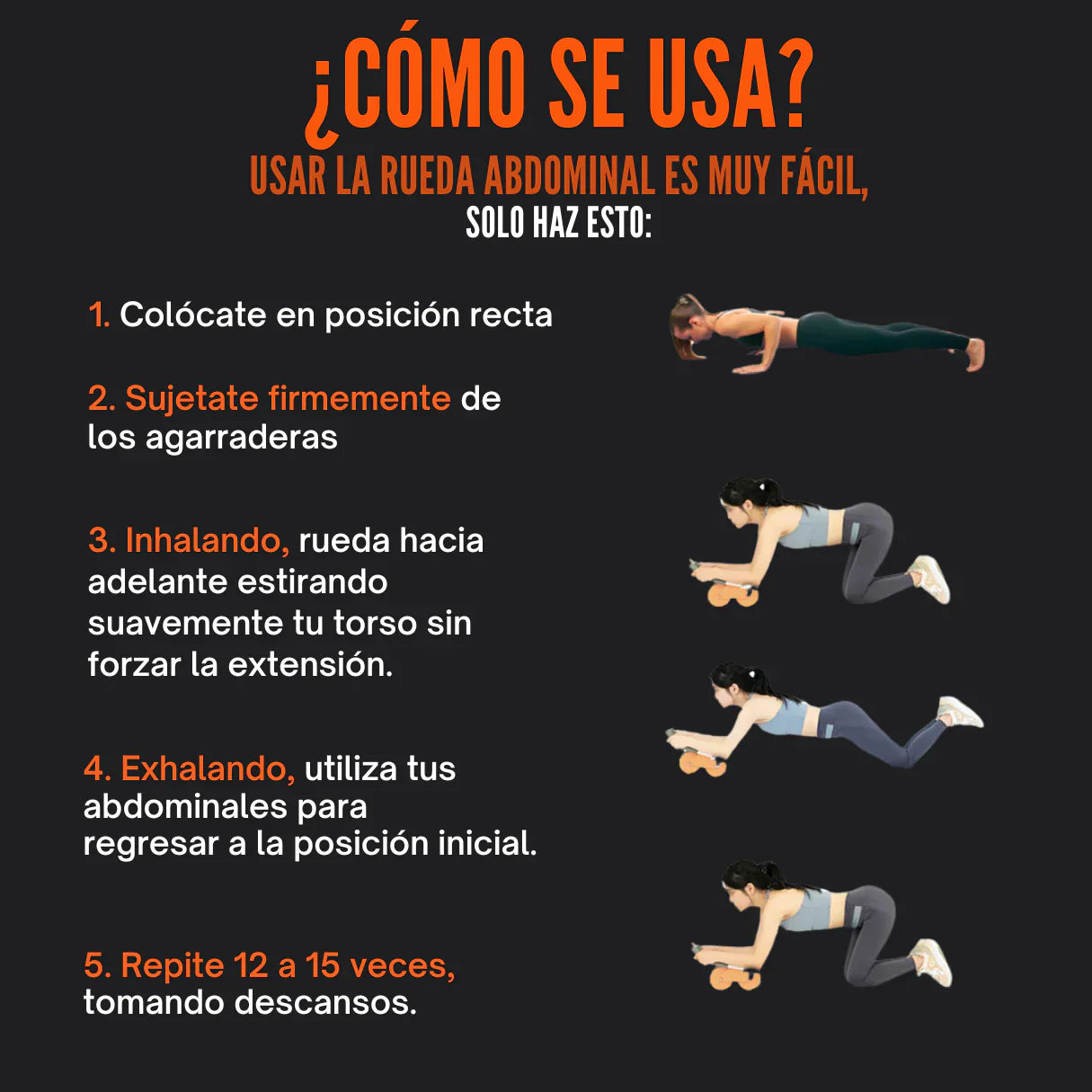 AbsXpress Rodillo Abdominal | Transforma tu cuerpo sin salir casa