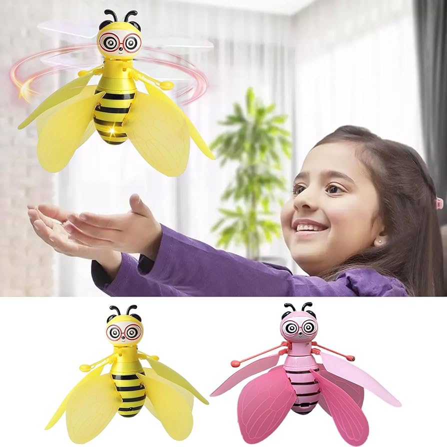 BeeFly™ - Abeja voladora con sensor y luces 🐝