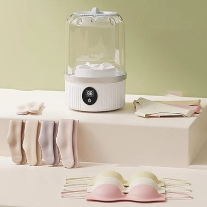 NanoWash™ - Mini lavadora de ropa interior, recargable e inalámbrica