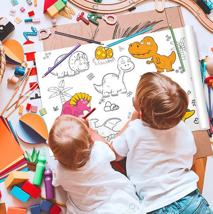 InfiniteColors™🎈 | Rollo de dibujo para niños de 3 metros 🌈